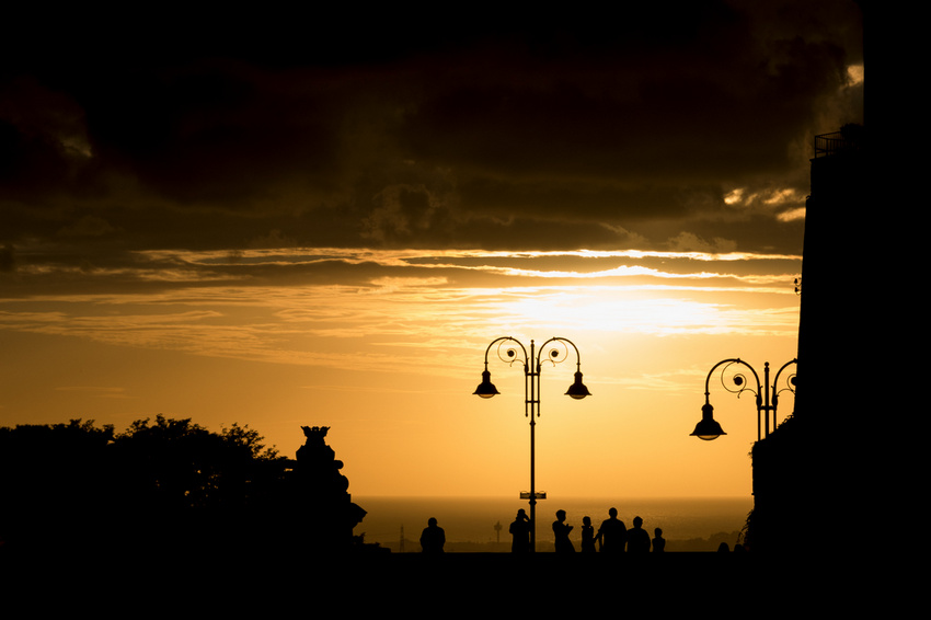 Belvedere al tramonto