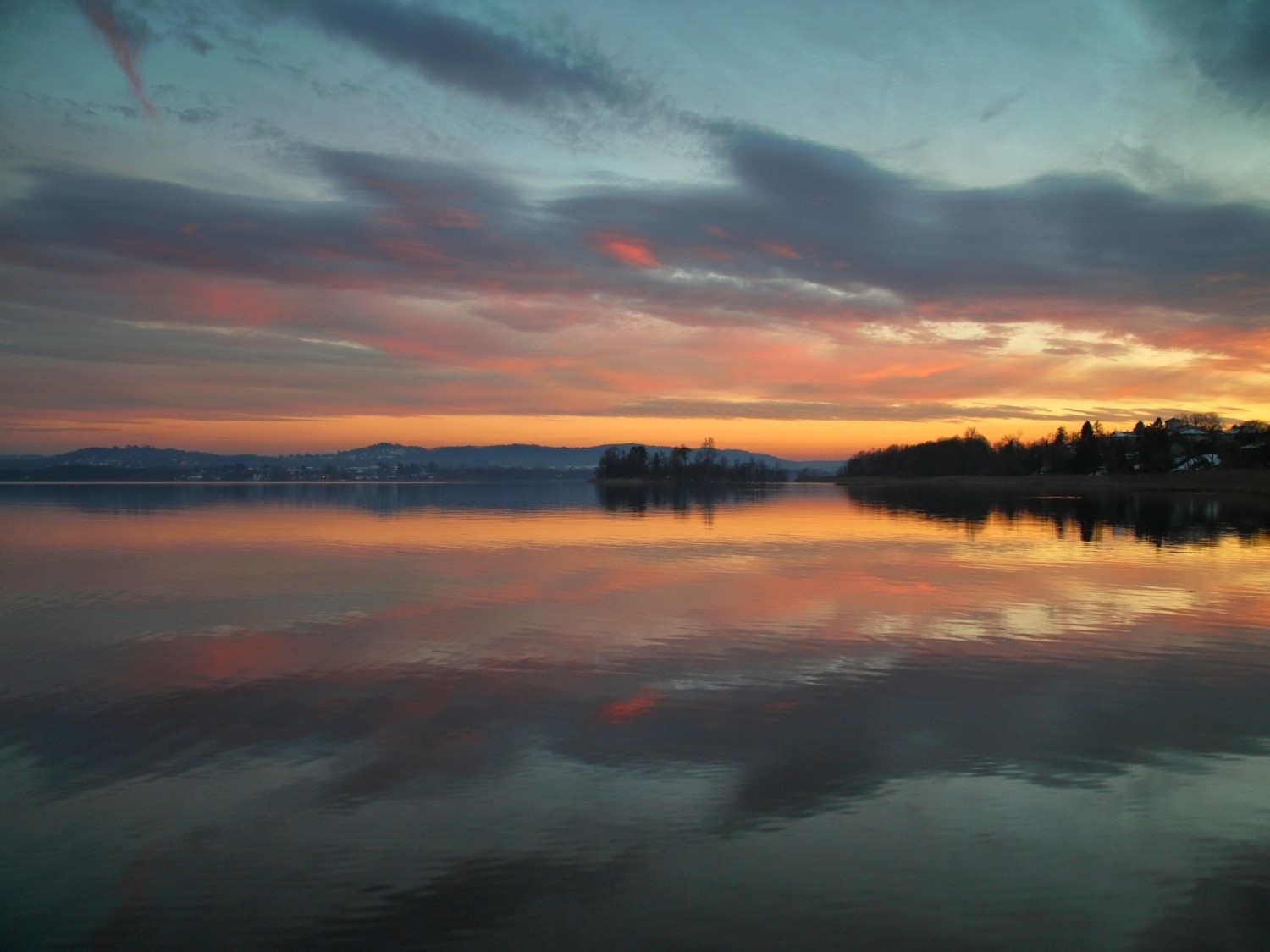 Tramonto a Biandronno