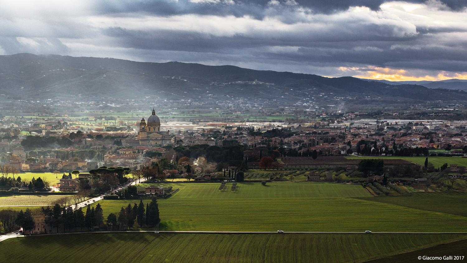 Vista panoramica da Assisi