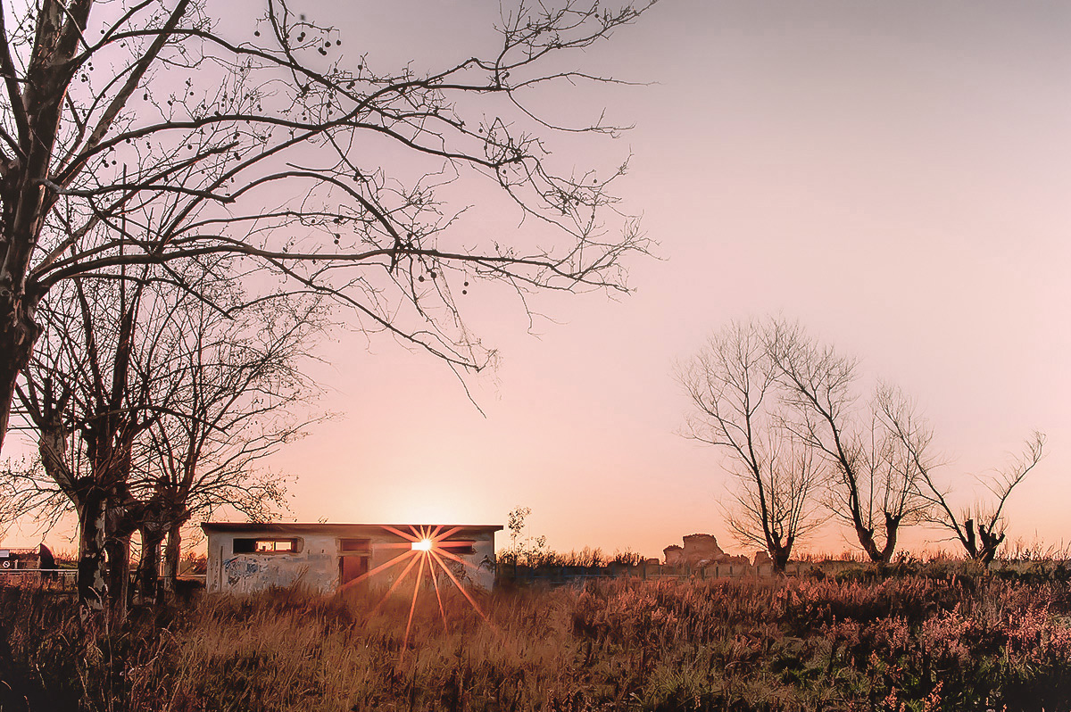 tramonto di periferia