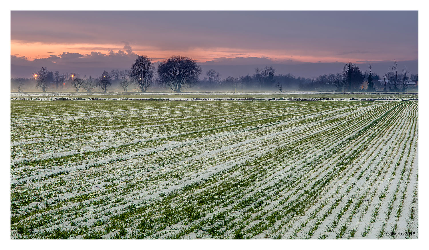 Campo.... all'imbrunire