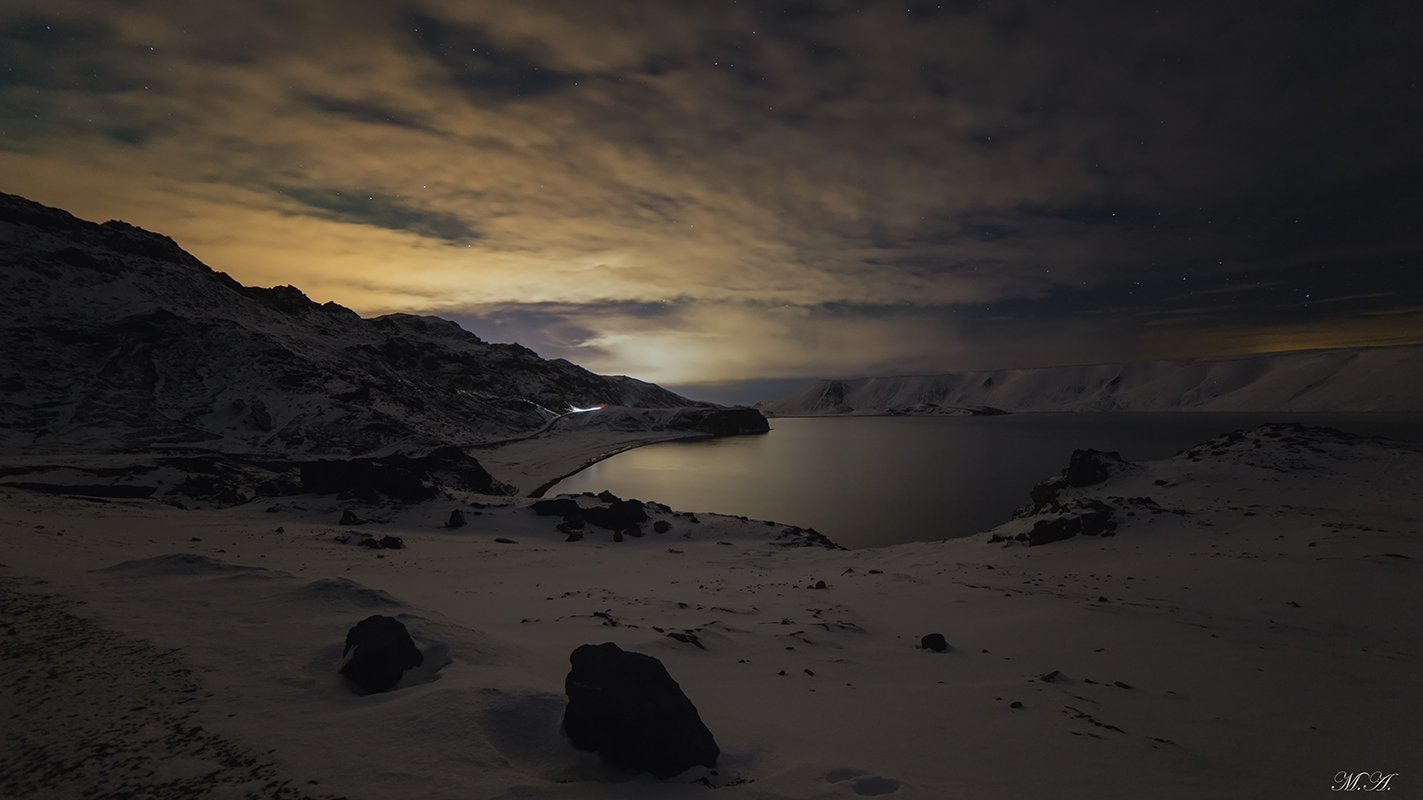 Lago Kleifarvatn, effetto albedo