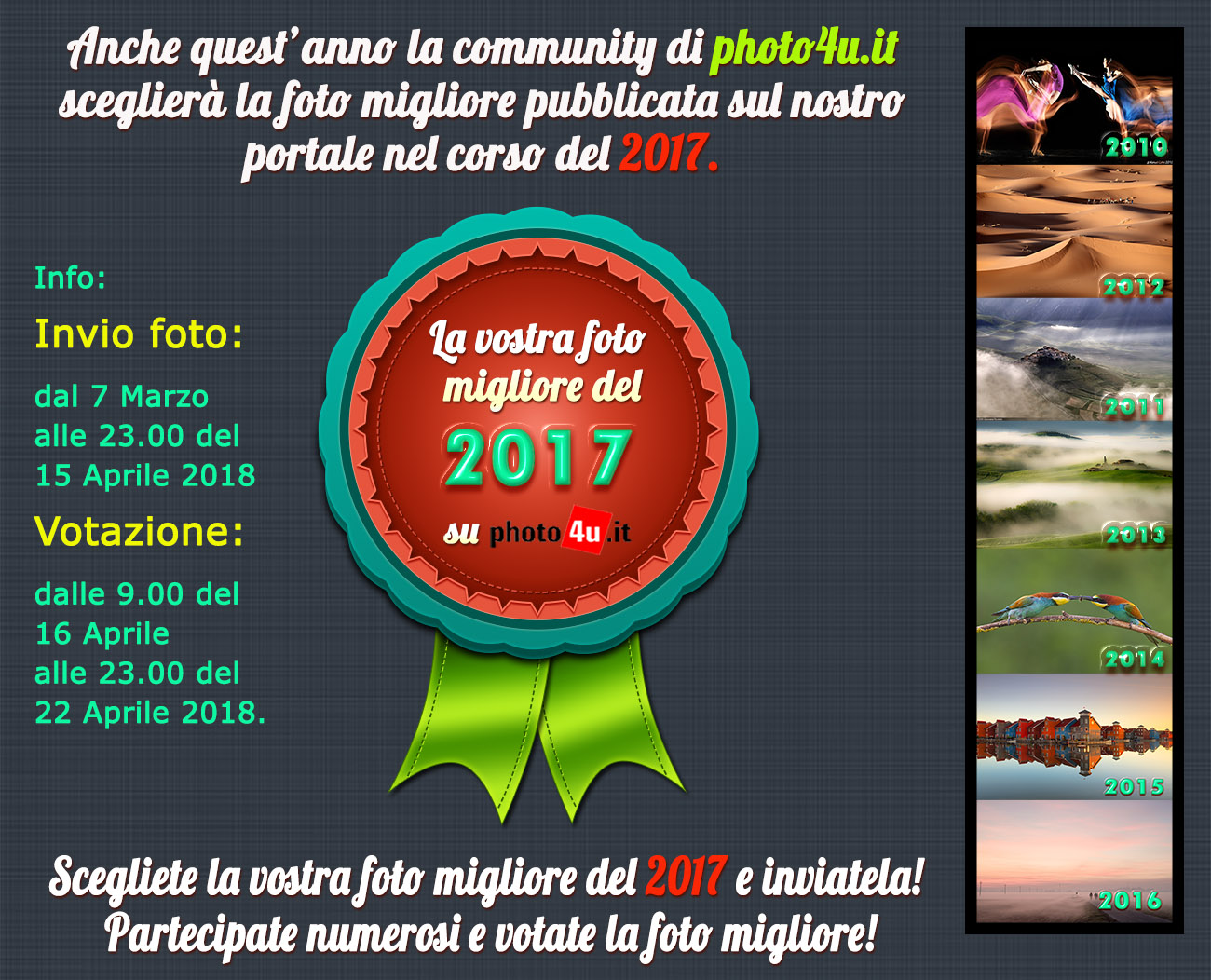 La nostra foto migliore del 2017 - Contest