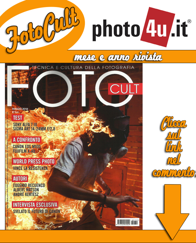 FotoCult Maggio 2018 e photo4u
