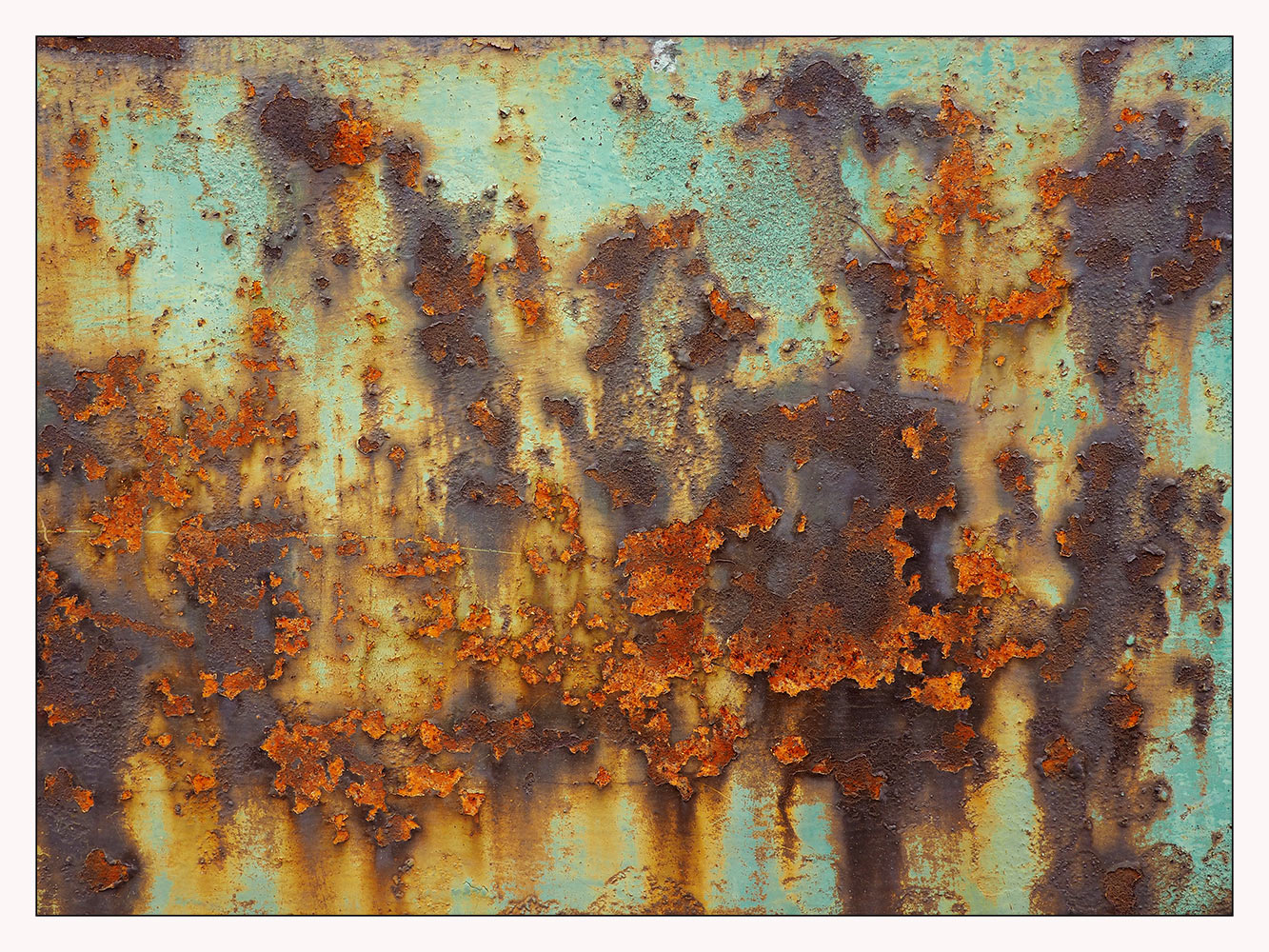 Ruggine su vecchio cancello