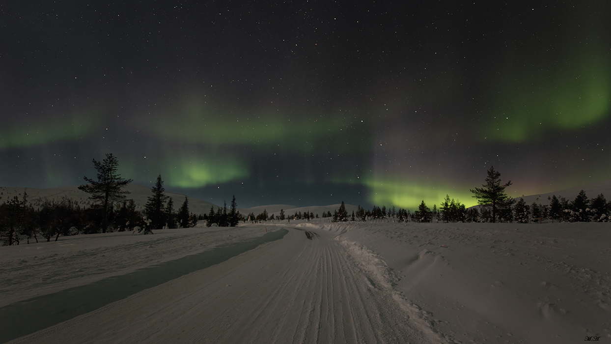Aurora sul Pallastunturi