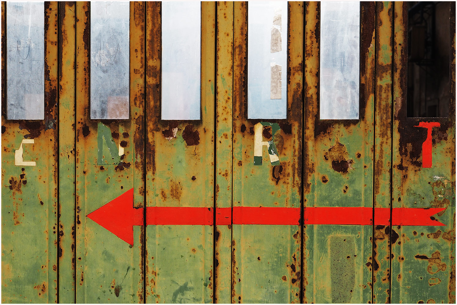 Vecchia entrata a sinistra