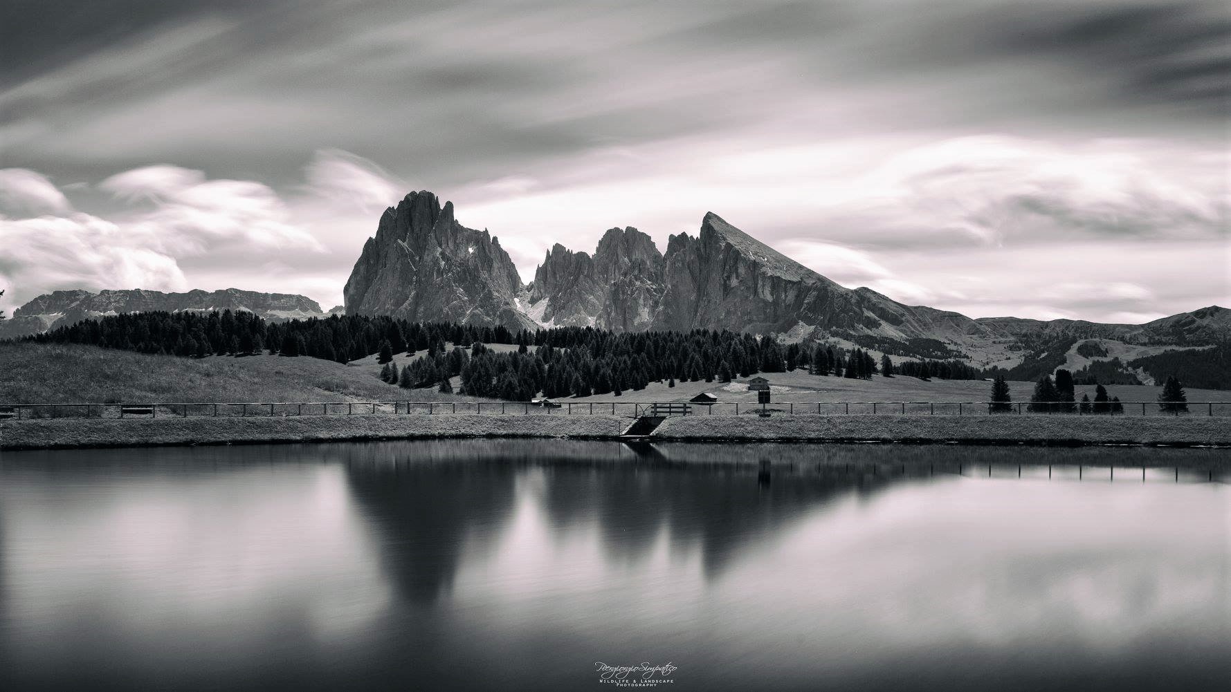 Alpe di Siusi in Bianco Nero