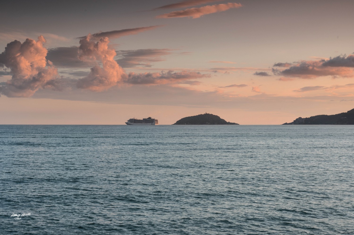 Tramonto sul Golfo...