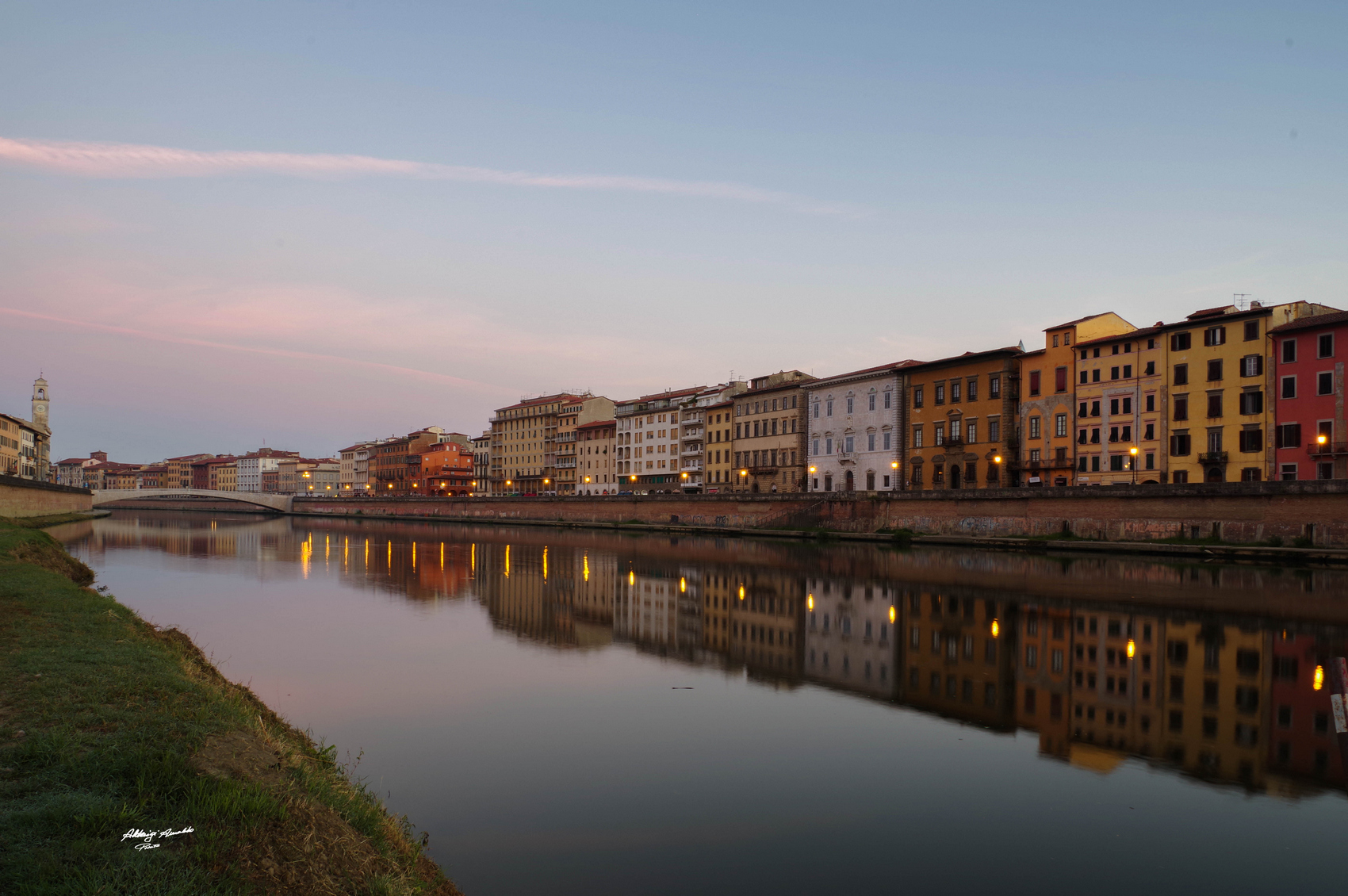 Alba e Riflessi..Lungarno Pisa..