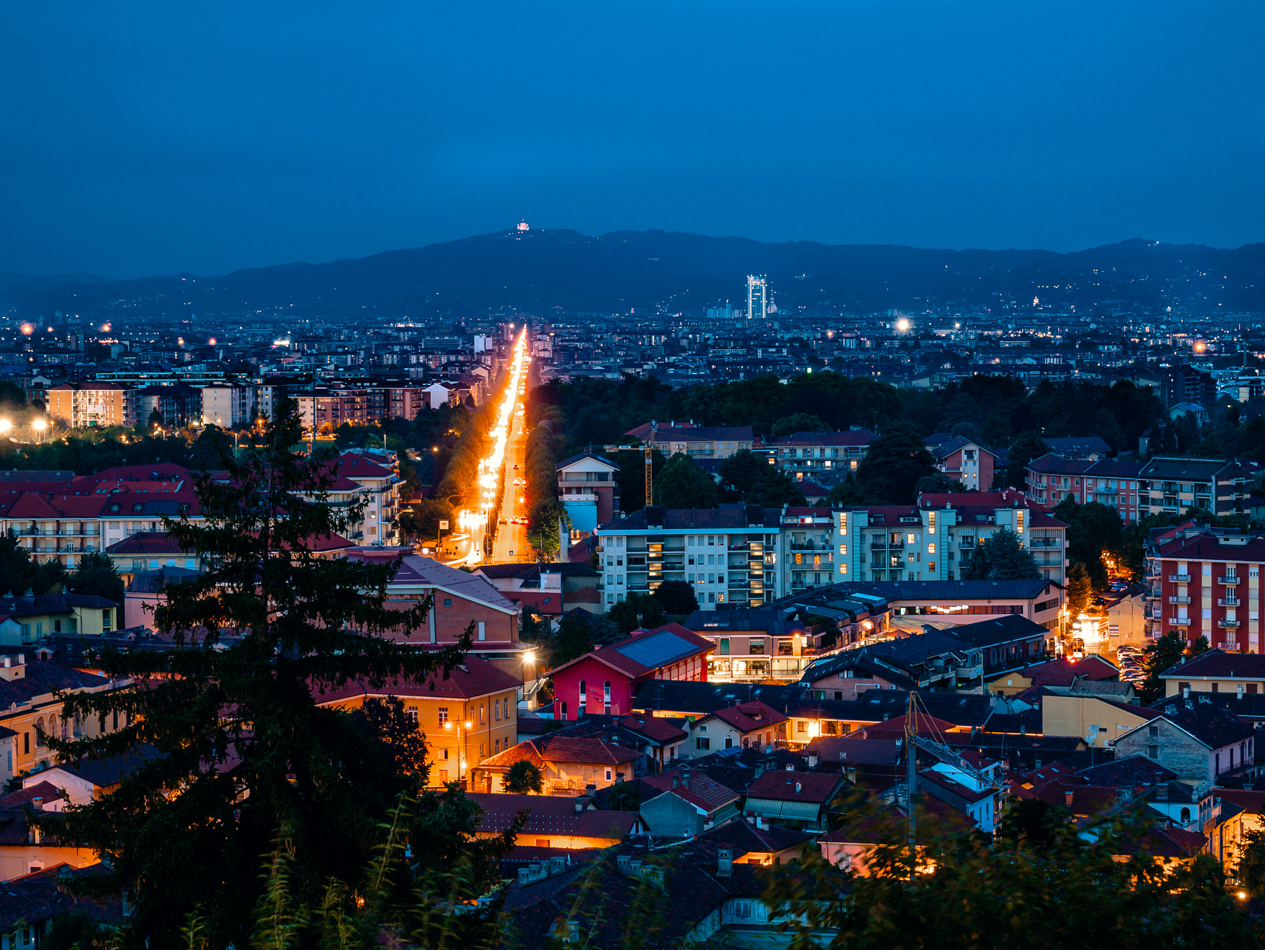 Corso Francia (To) il pi� lungo rettilineo d'europa