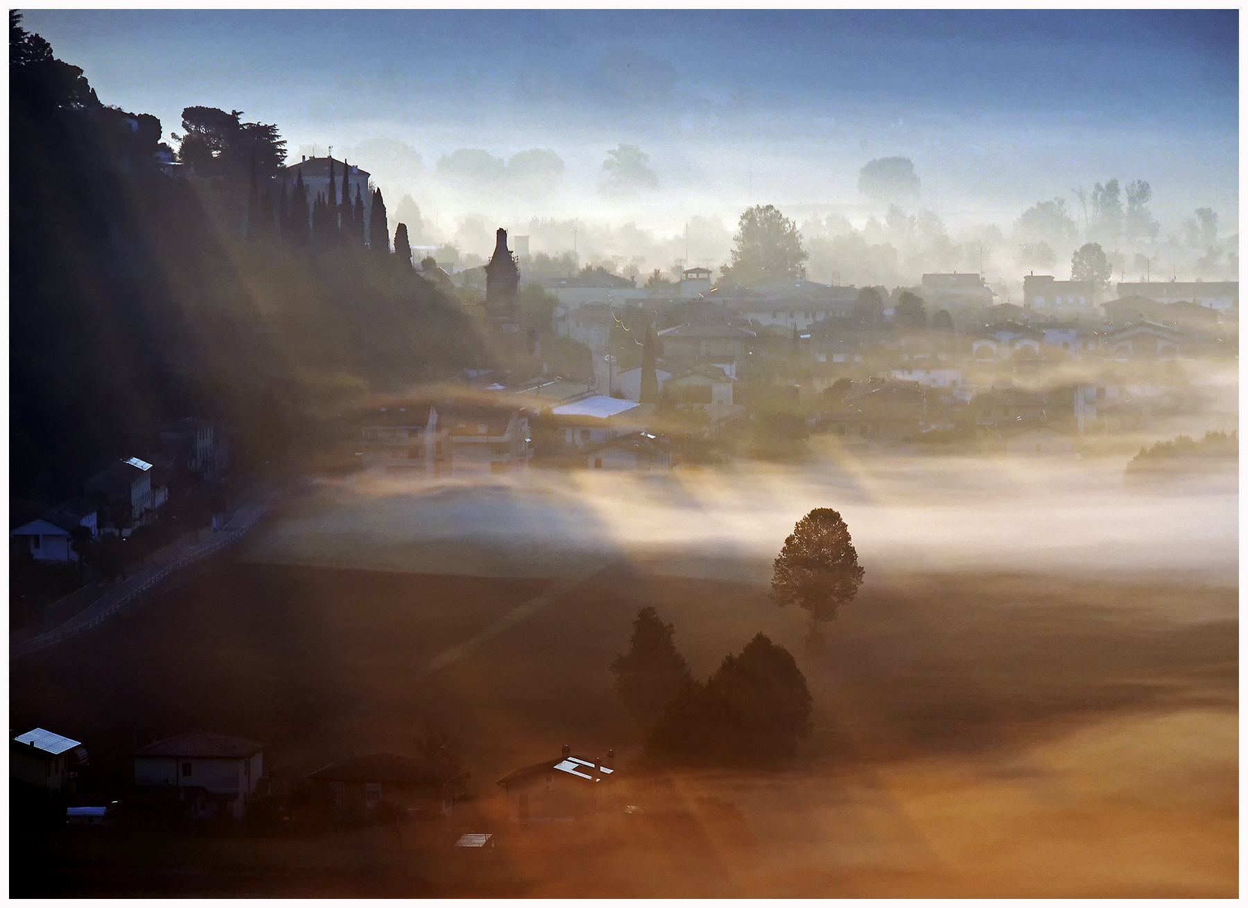 Colli Berici tra luci e nebbie