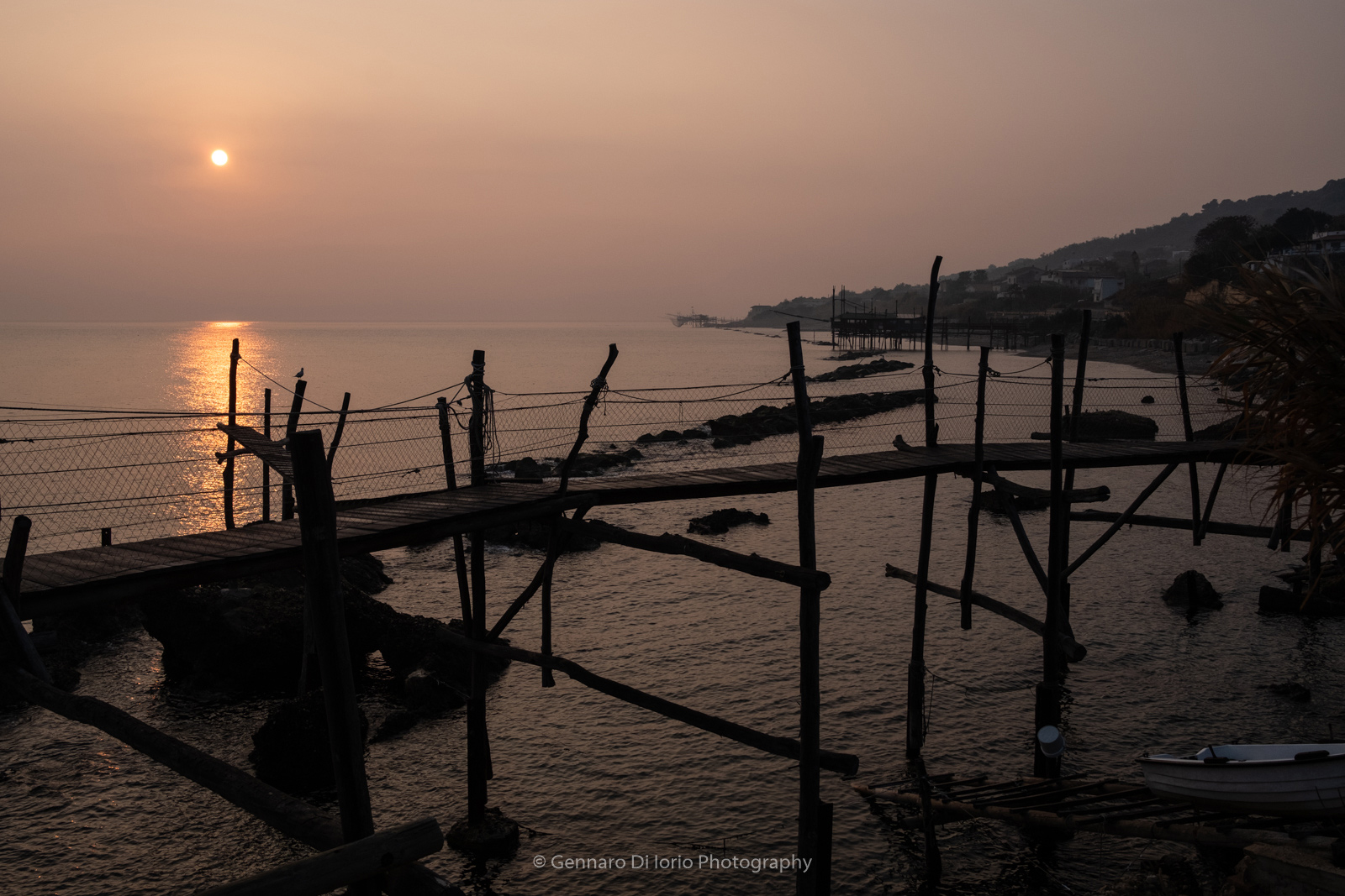 Una sera ad ammirare i trabocchi...
