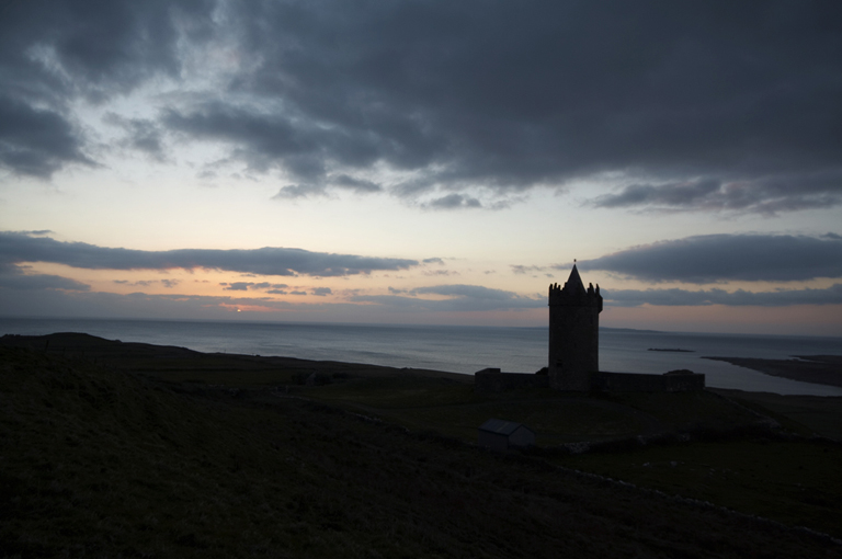 sunset - Doonnagore Castle 2 sunset - Doonnagore Castle 2