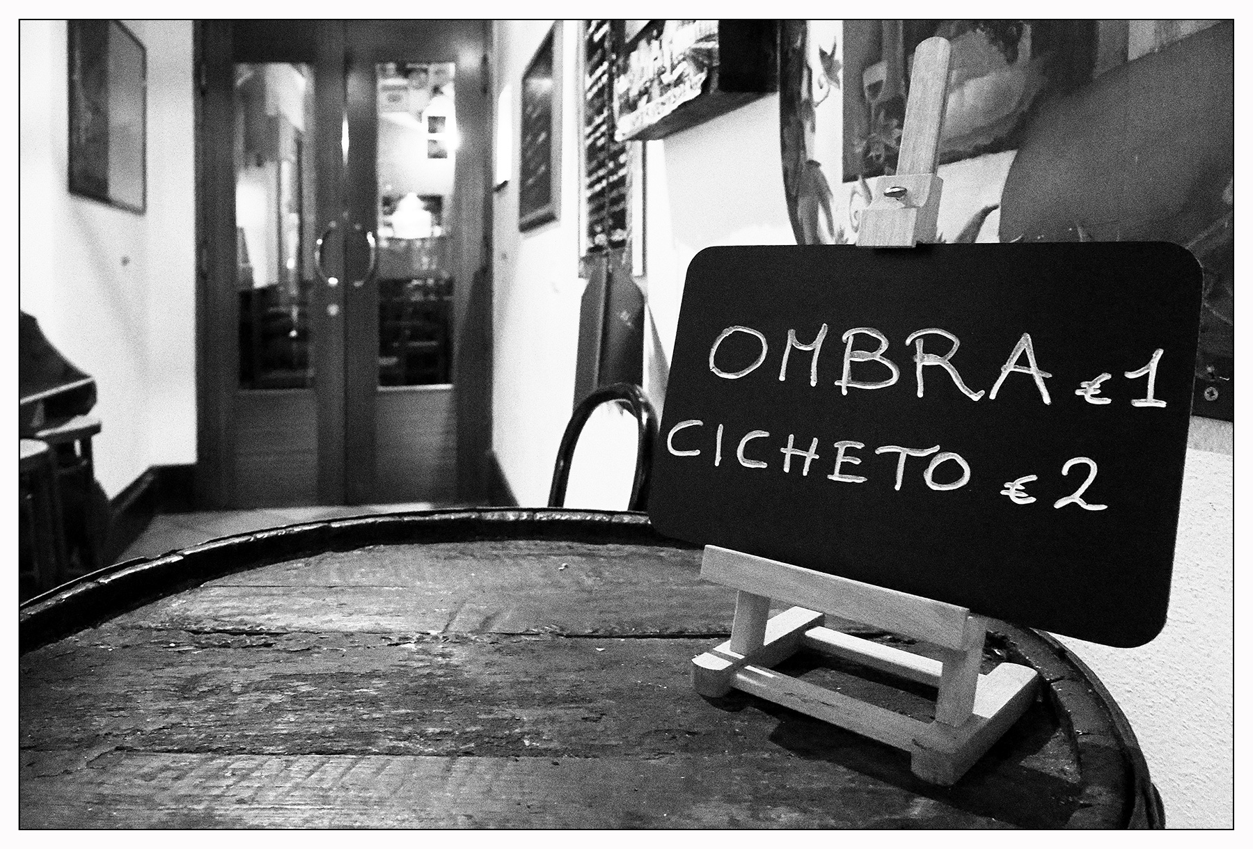 Ombra e cicheto.  Forza Venezia!