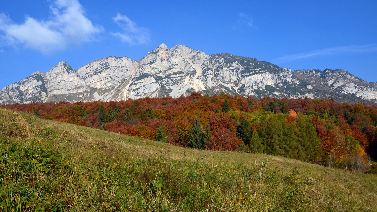 La montagna d'autunno