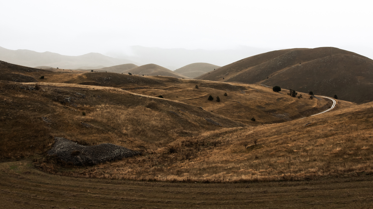 Campo Imperatore nella nebbia
