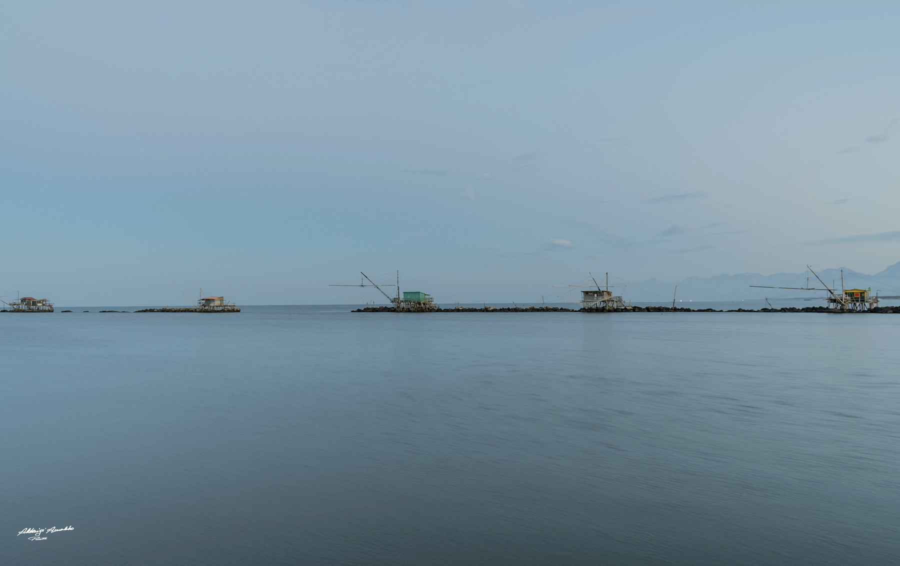 Alba..i 5 trabucchi di Marina di Pisa..