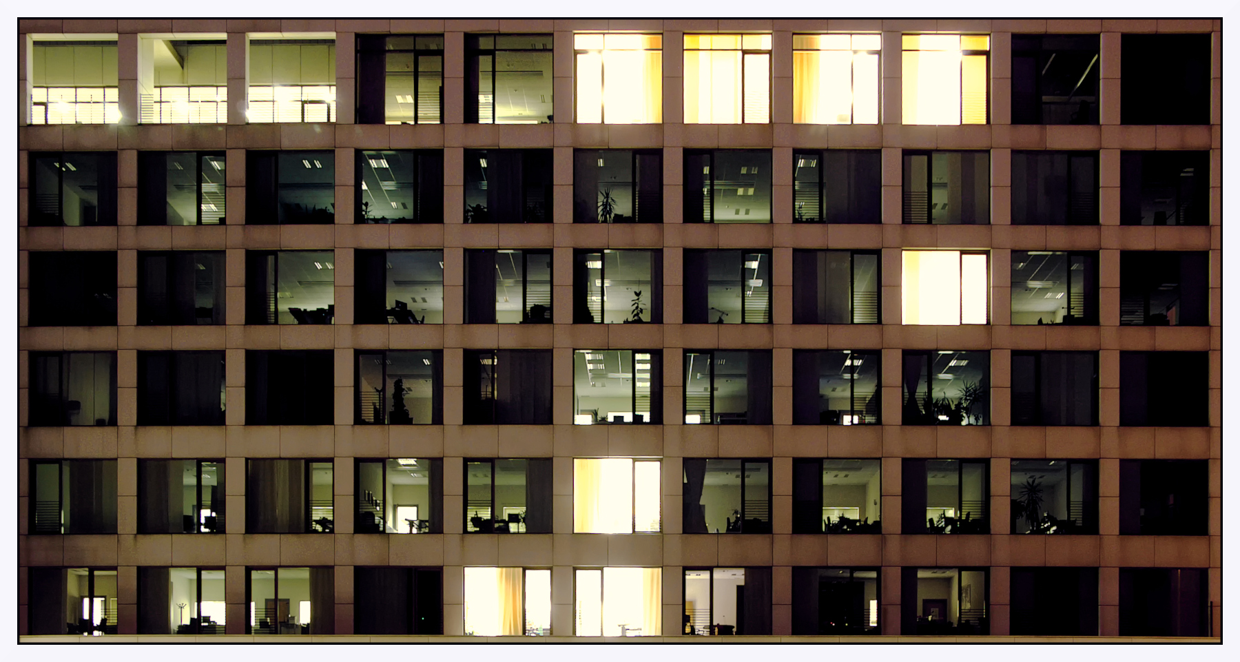 Uffici a fine giornata