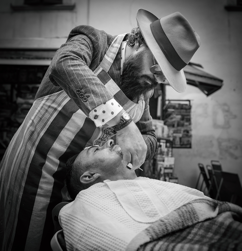 il barbiere di strada