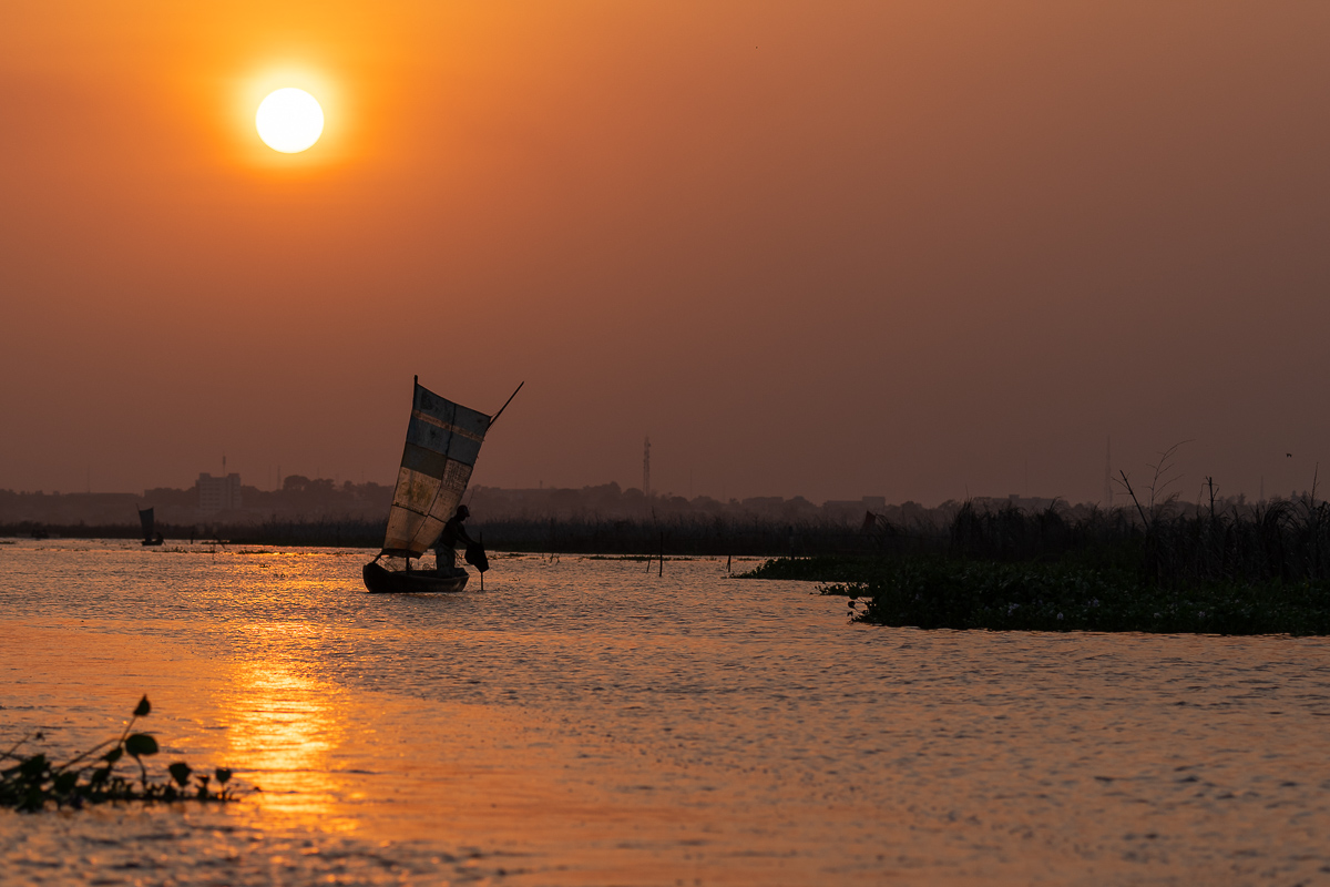 Tramonto a Ganvi� (Benin)
