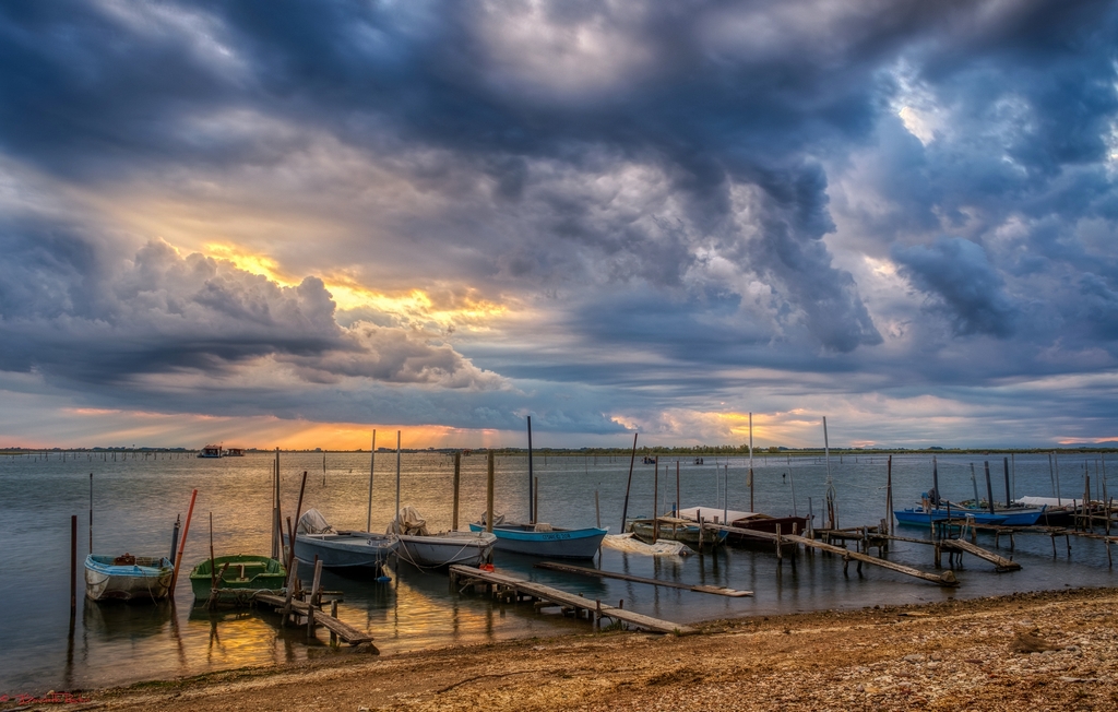 storm on the lagoon.....