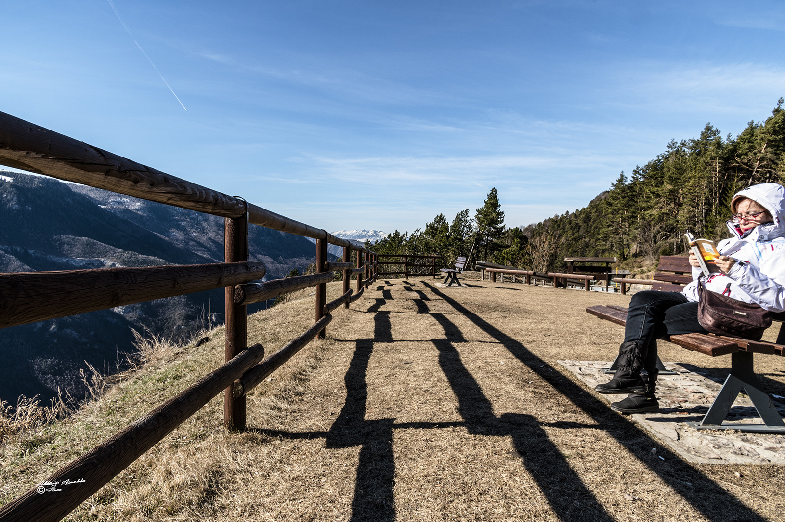 linee'ombre del corrimano..