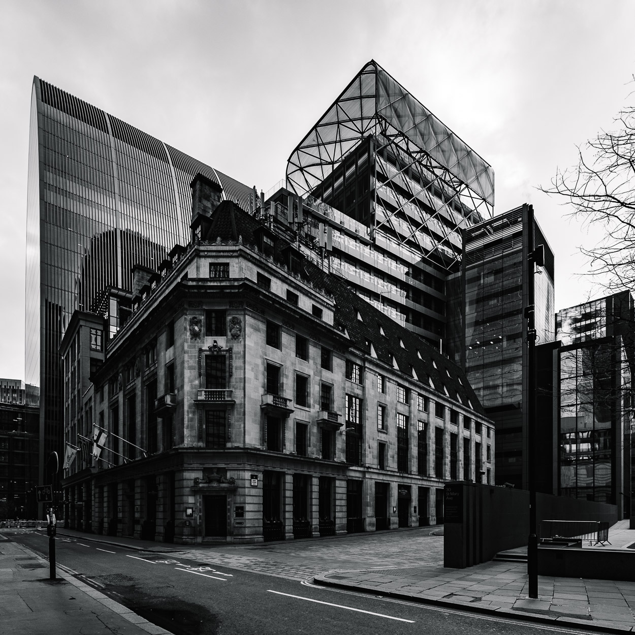 St Mary Axe, London, April 2019