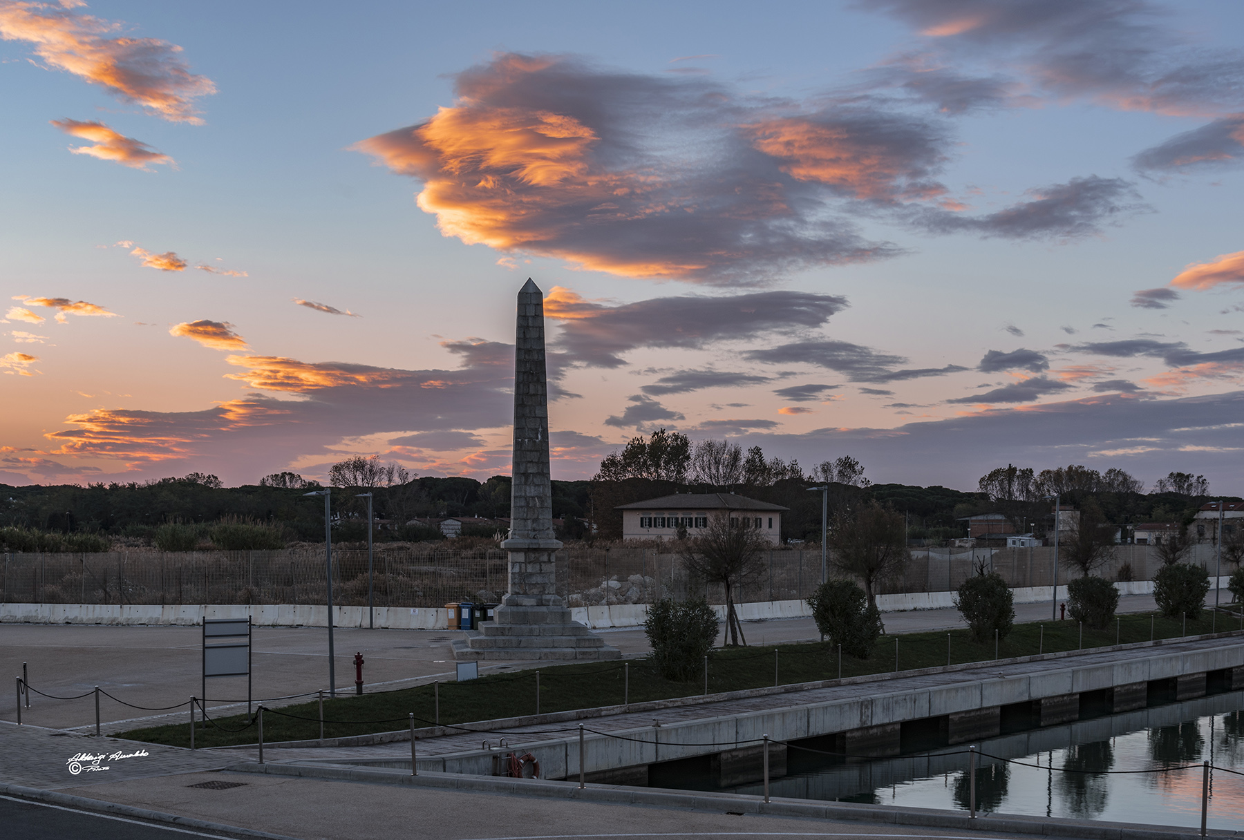 Alba sul monumento di Garibaldi..M.Pisa..