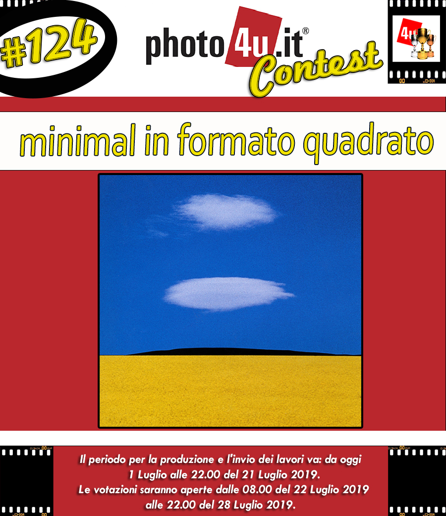Contest minimal in formato quadrato