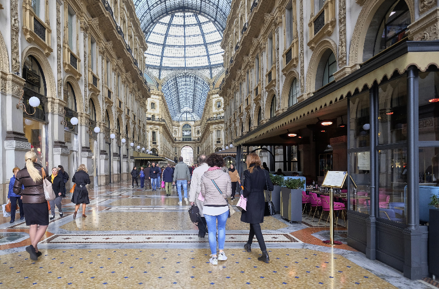 Passeggio in galleria