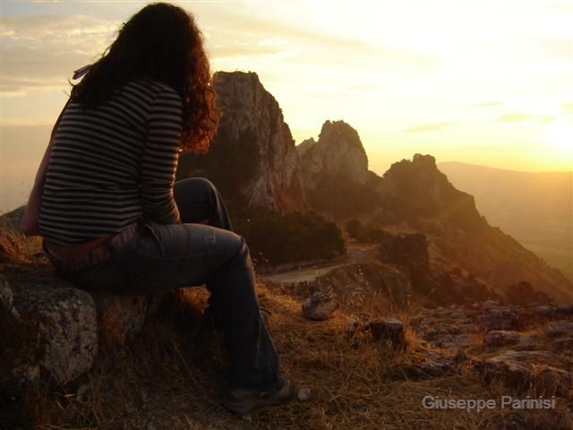 Ammirando il tramondo