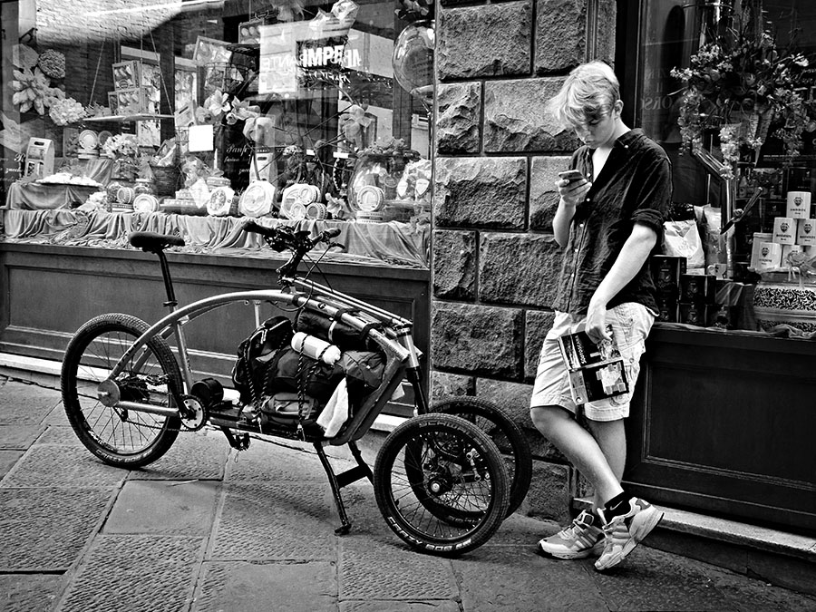 Ciuffo and bicicletta