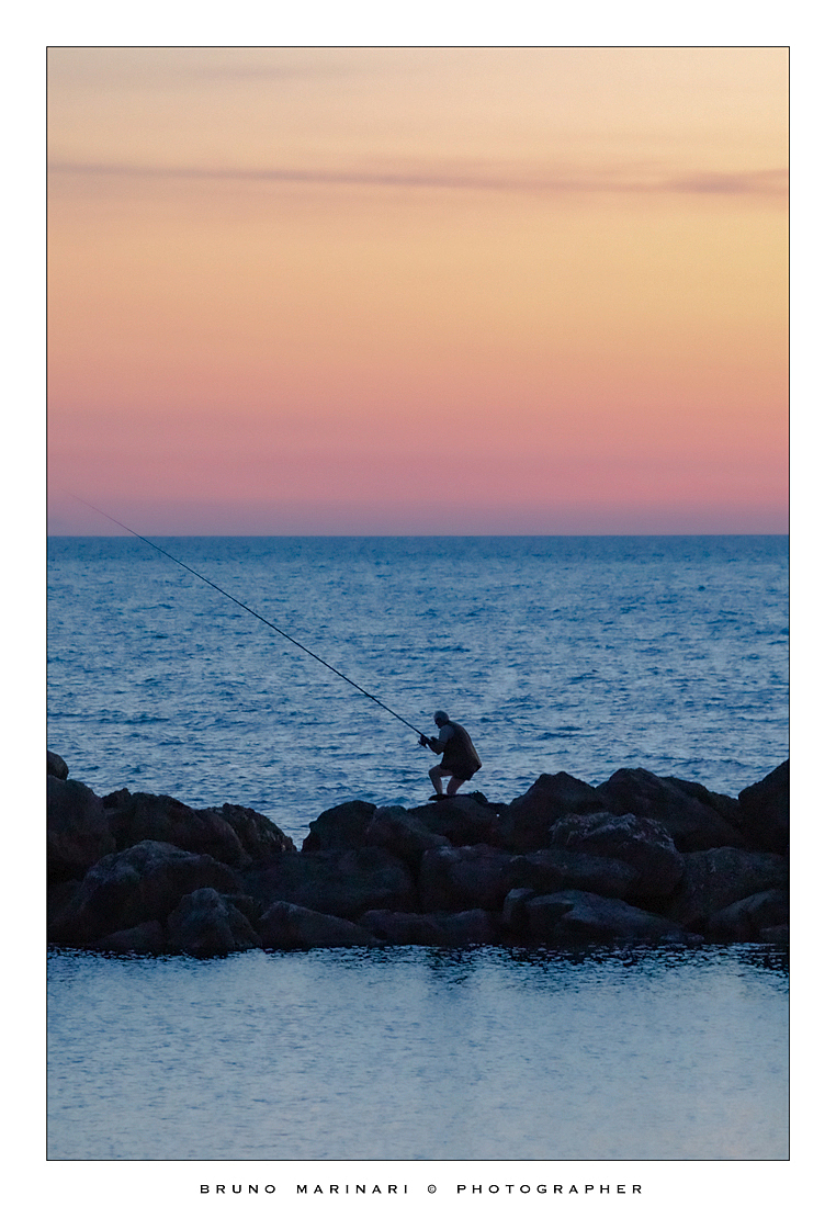 A pesca del tramonto