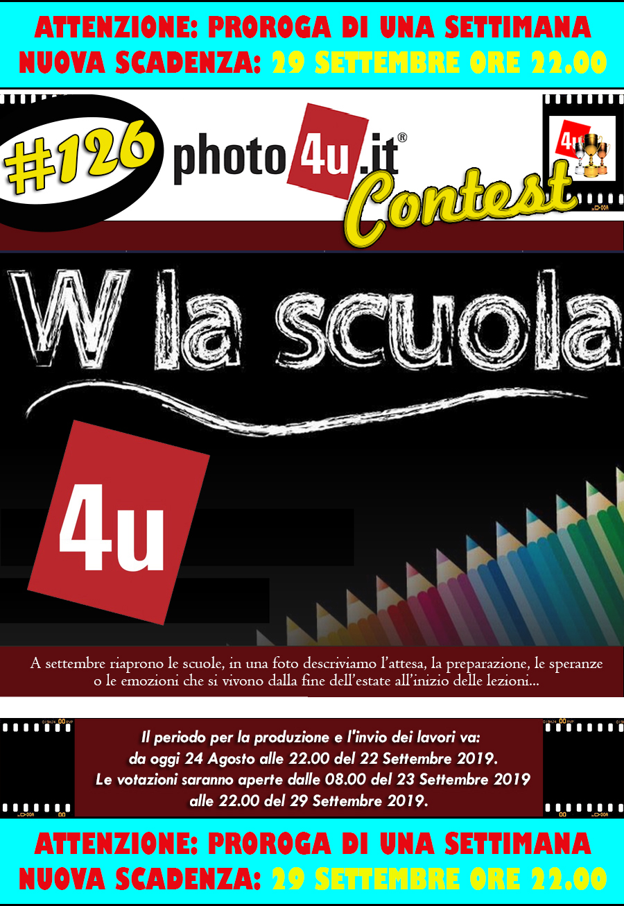 W la Scuola Contest mancano poche ore....