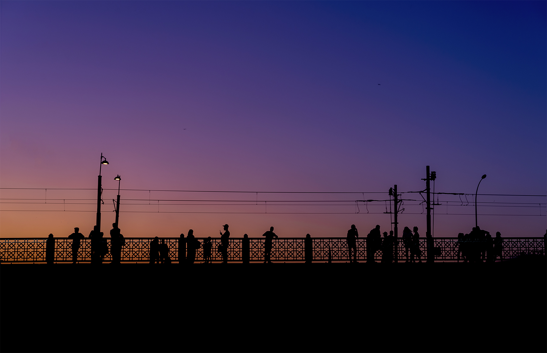 Sunset on Galata Bridge