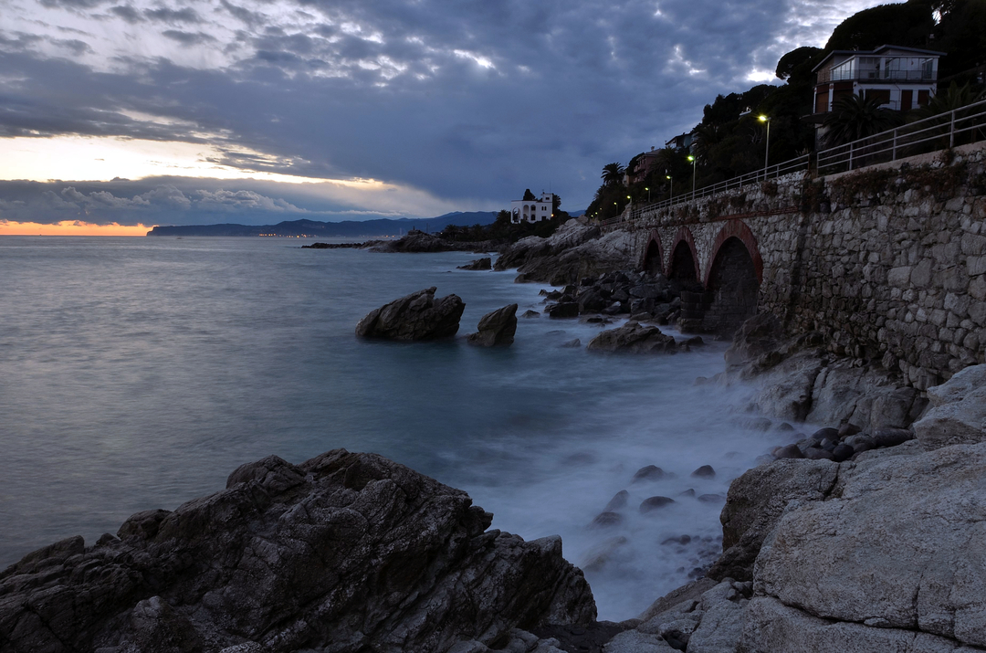 Villa Araba al tramonto