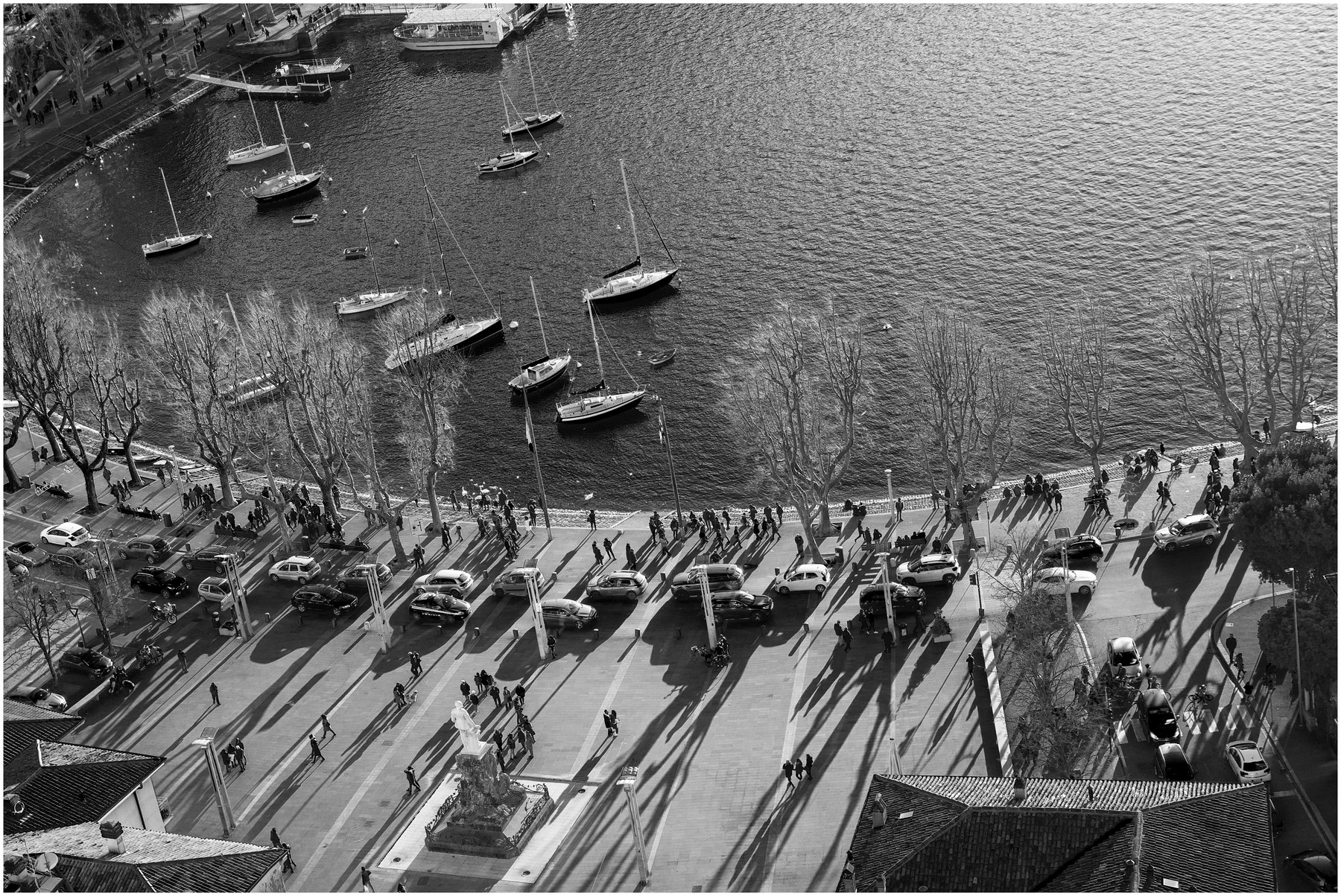 Lecco - lungolago dal campanile di S. Nicol�