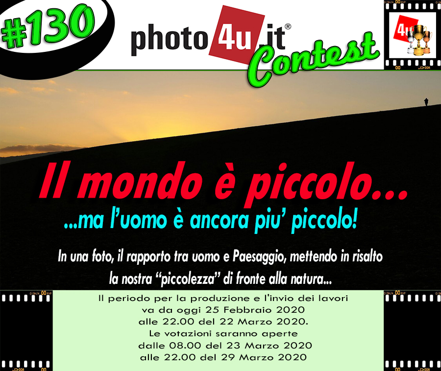 130� Contest: Il mondo e' piccolo...
