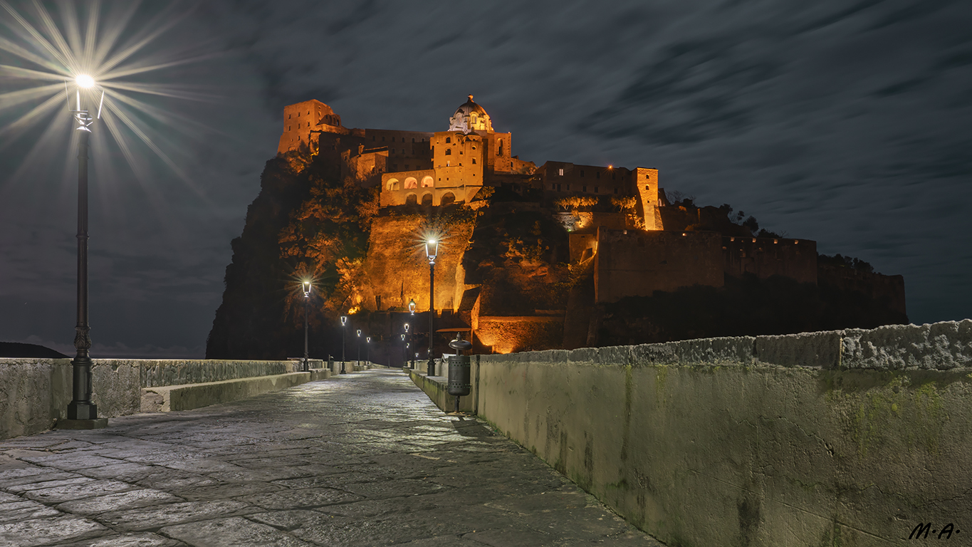 Il castello al chiaro di luna