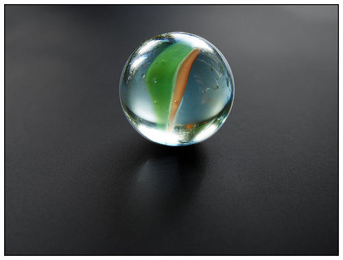 I'm simple a little and old marble