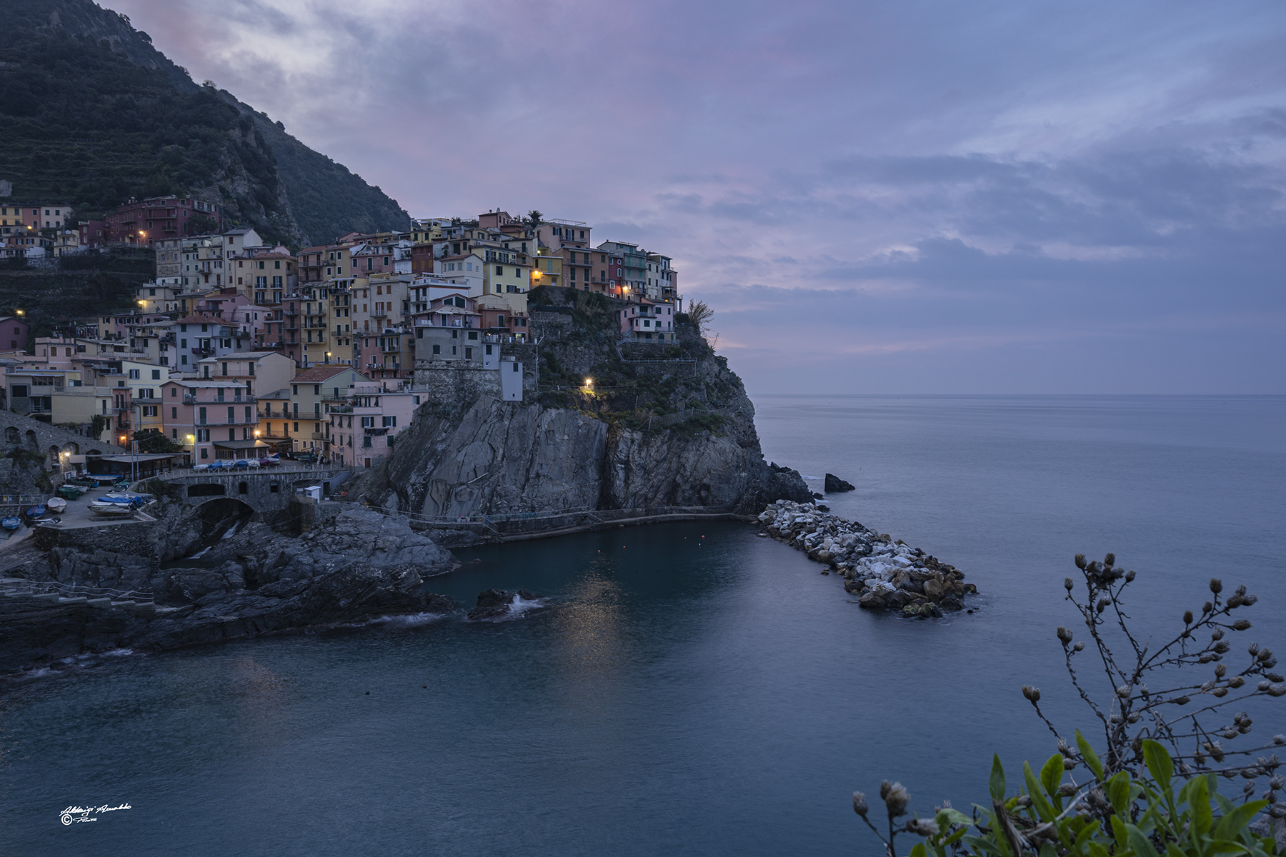 L'ora d'oro.. Manarola 23-2-20