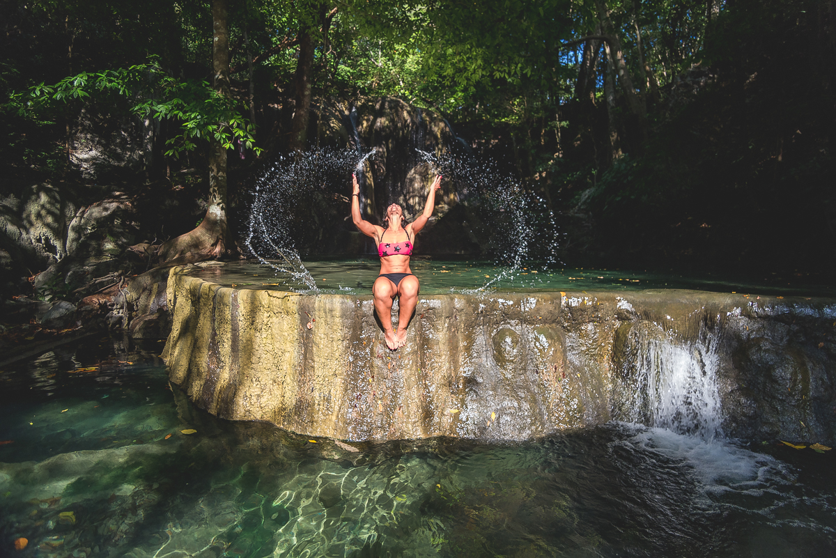 | Mata Jitu waterfall |