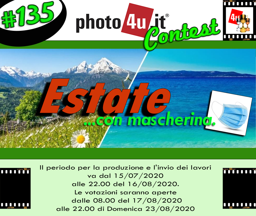 135� Contest - Estate con mascherina