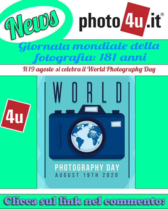 Giornata mondiale della Fotografia: 181 anni!