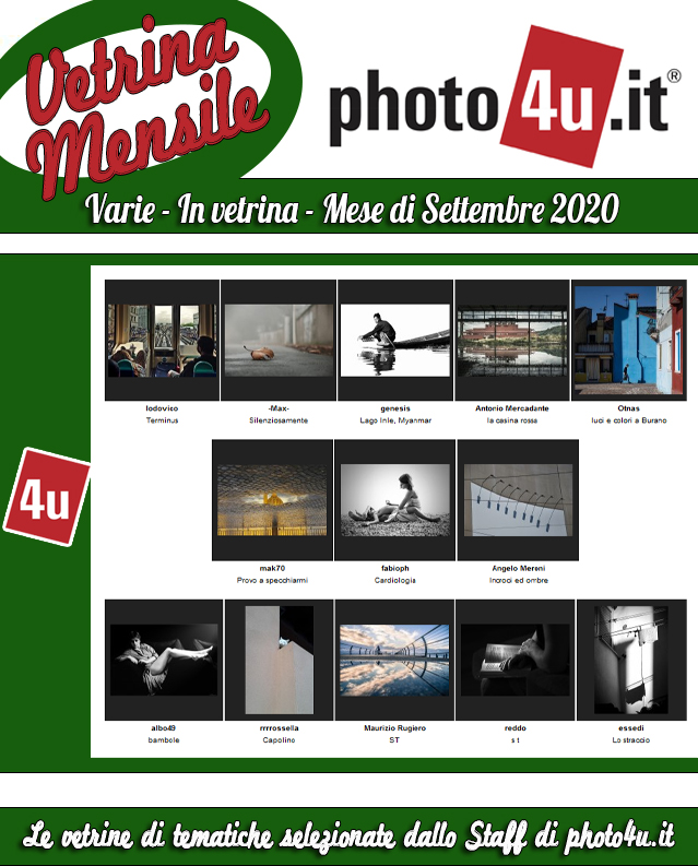 Varie - In vetrina - Mese di Settembre 2020