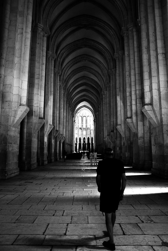 Walking in the church