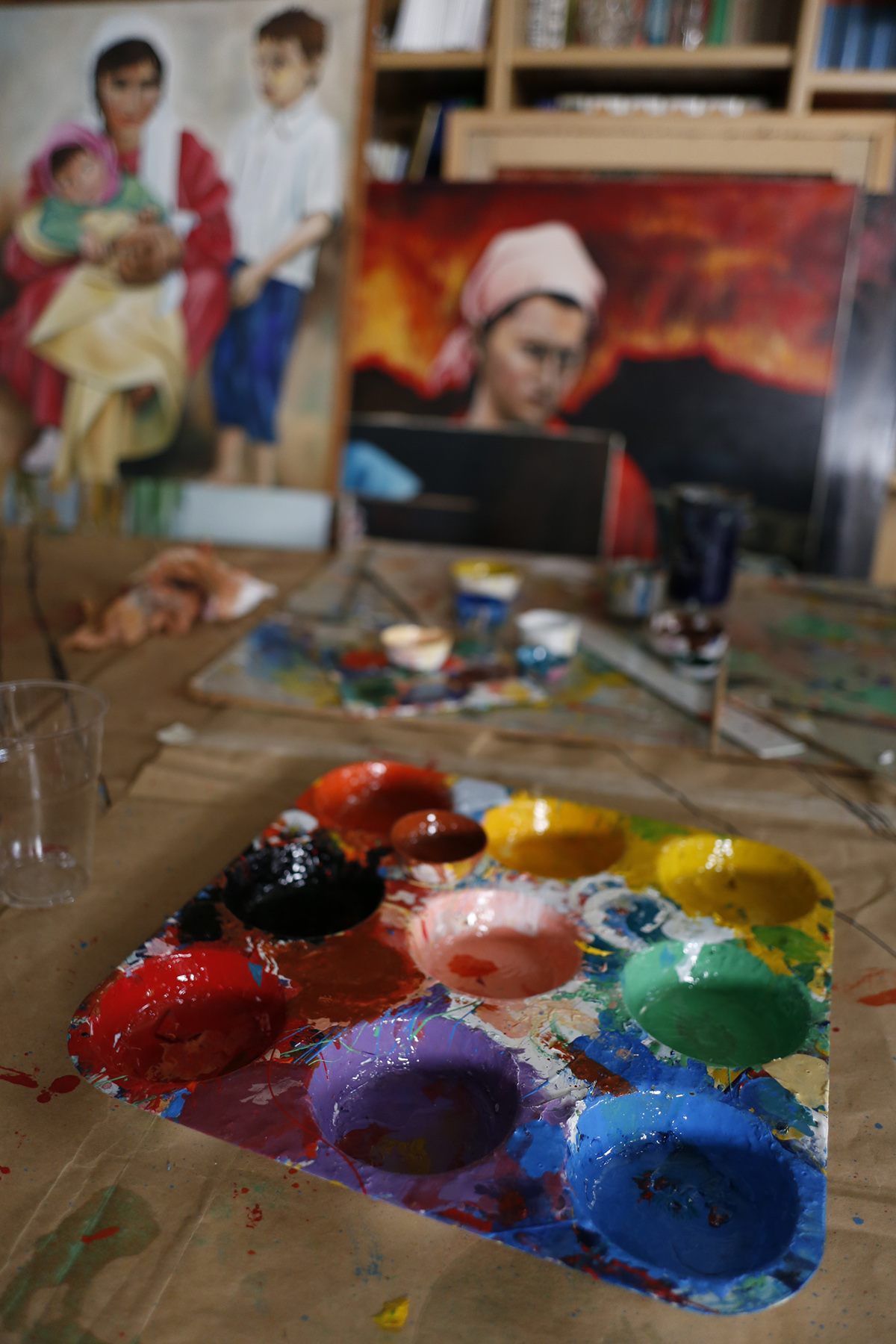 Gli attrezzi del pittore