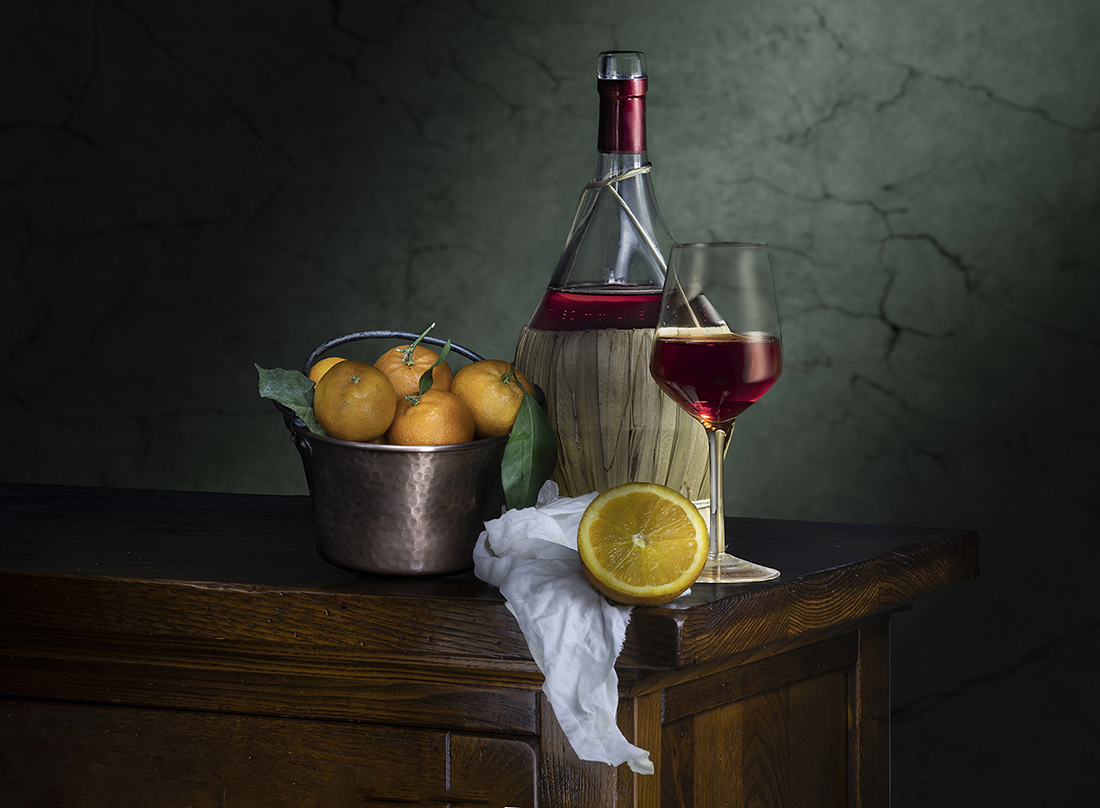 Il fiasco di vino ed il paiolo