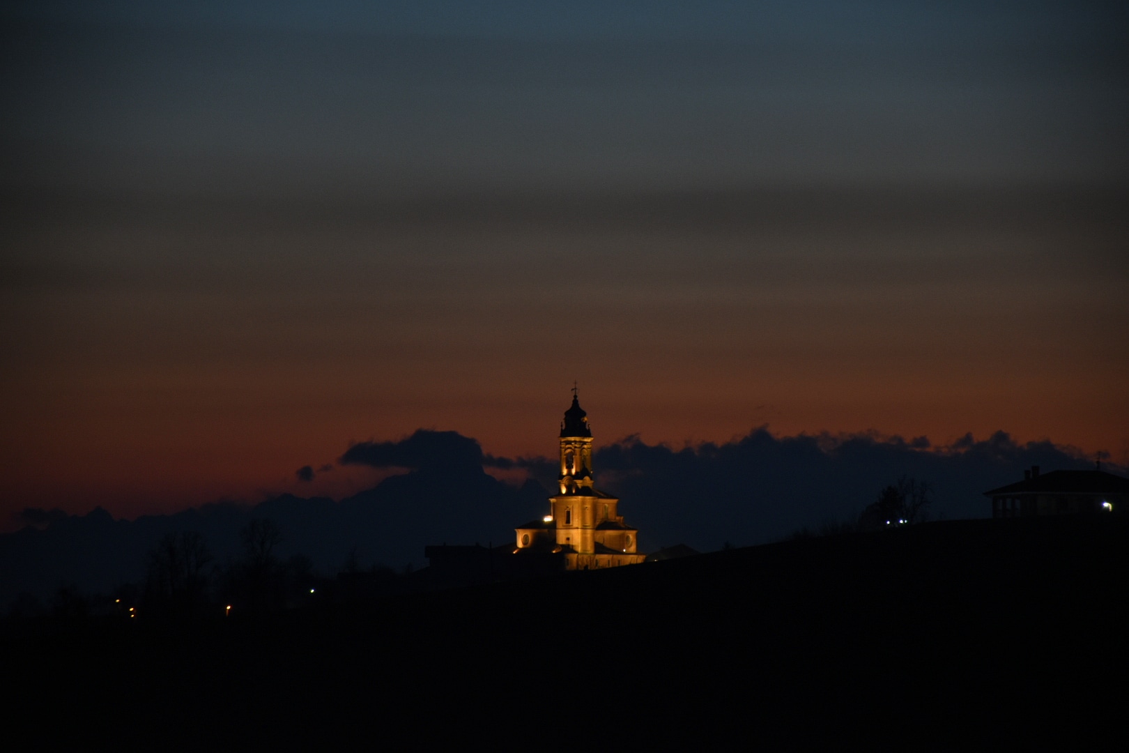 Passaggio con tramonto...